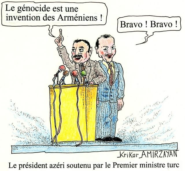 Une rencontre pour la coordination d’une stratégie commune entre l’Azerbaïdjan et la Turquie dirigée contre les Arméniens