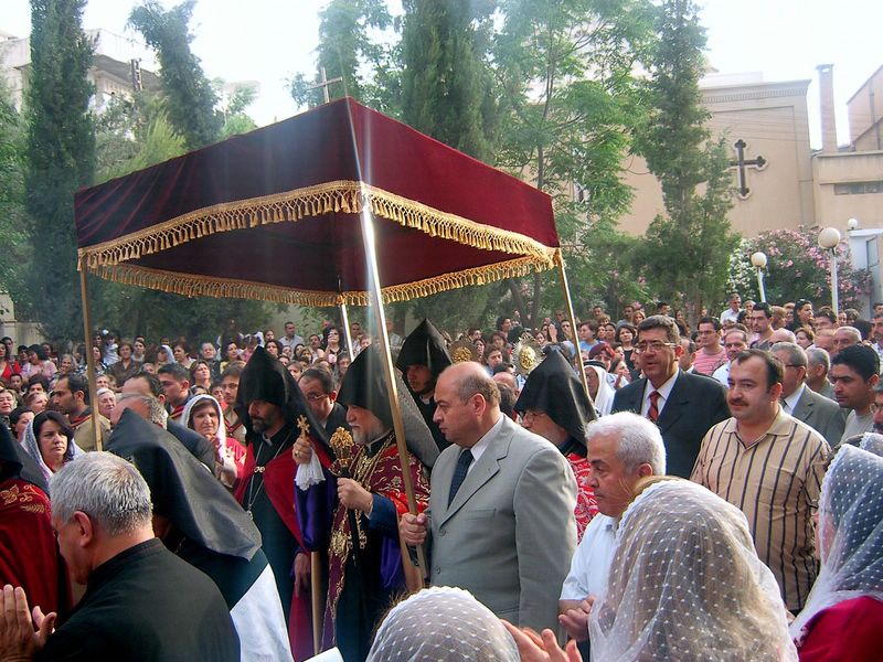 Aram 1er inaugure la nouvelle église de Kamishli ( les photos)