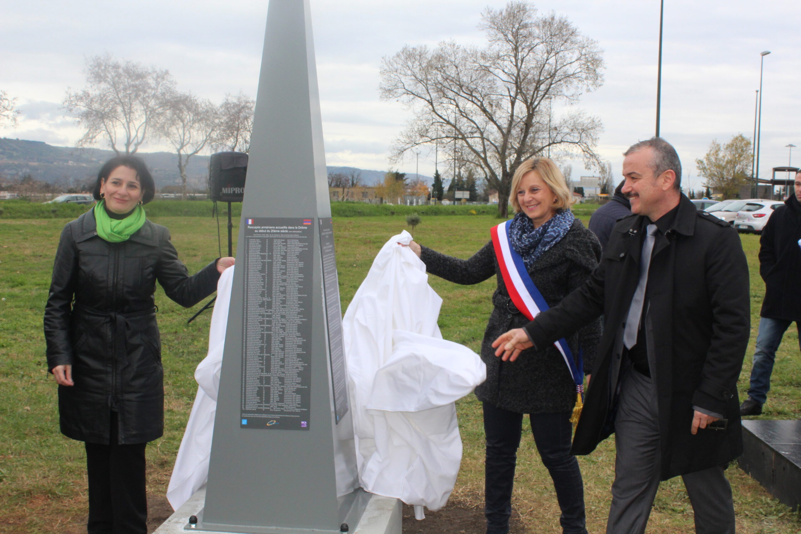 Inauguration à Bourg-Lès-Valence de l’espace mémoire du génocide des Arméniens