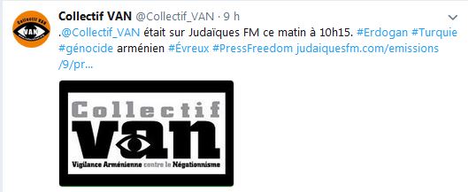 Le Collectif VAN était sur Judaïques FM