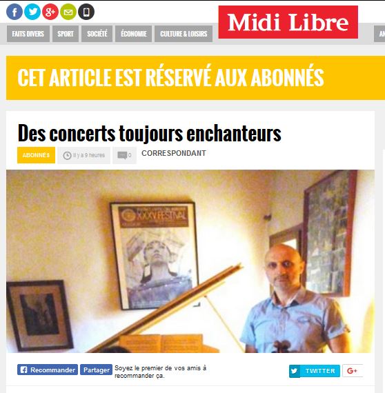 Des concerts toujours enchanteurs