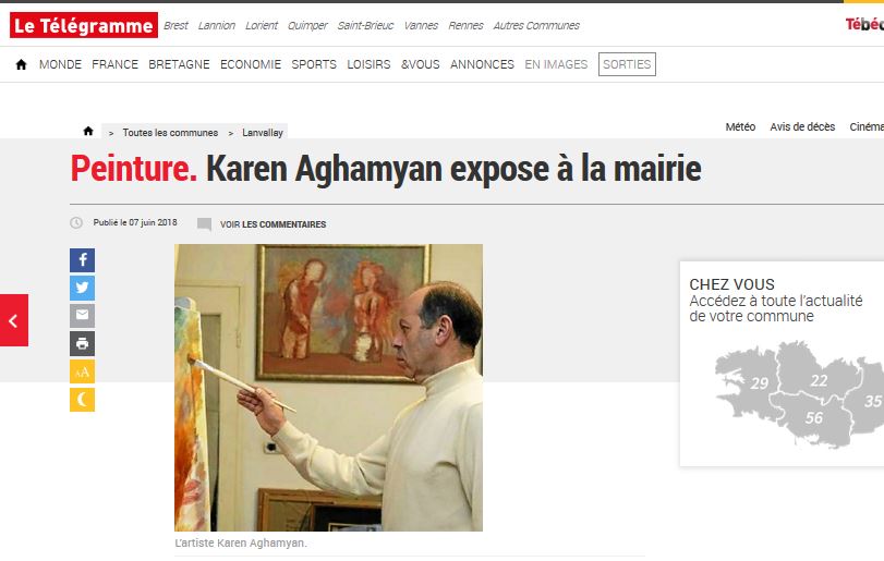 Peinture. Karen Aghamyan expose à la mairie