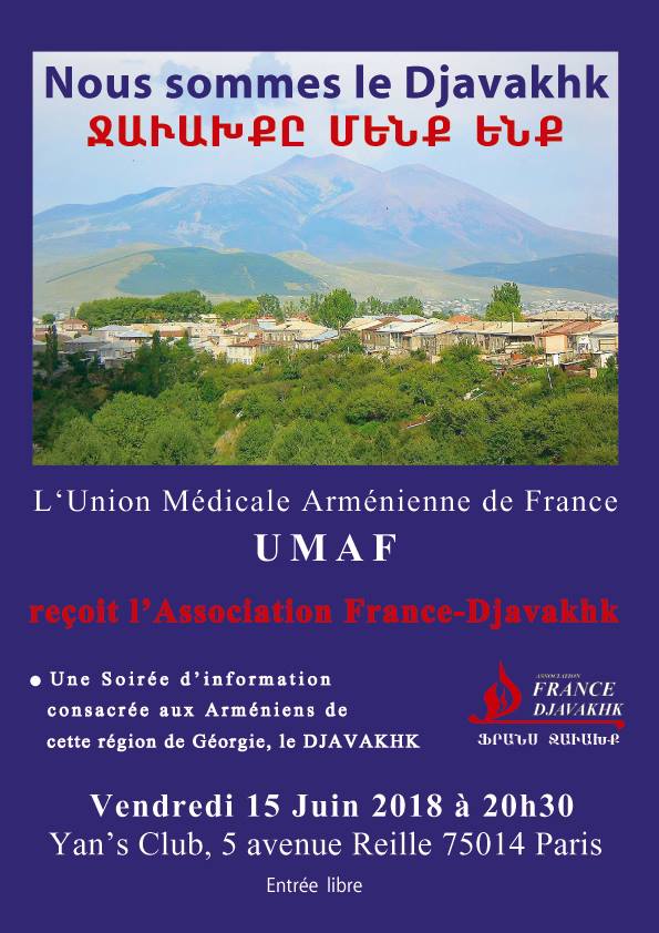 L’UMAF reçoit l’association France-Djavakhk