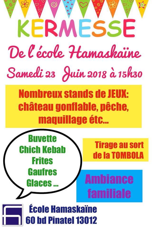 Kermesse à l’école Hamaskaine