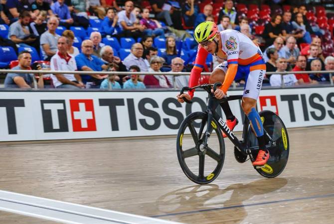 Blessé, Edgar Stepanyan l’espoir du cyclisme d’Arménie a abandonné les épreuves de la Coupe du monde sur piste qui se sont déroulées en France