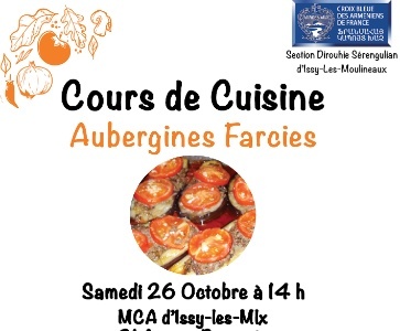 Cours de cuisine par la Croix bleue des Arméniens de France d’Issy-les-Moulineaux