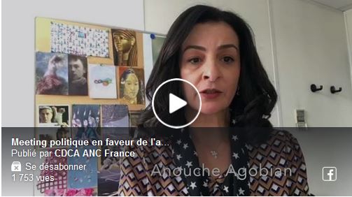 Meeting politique en faveur de l’amitié entre la France et l’Artsakh, je serais présent. Et toi, tu y seras ?