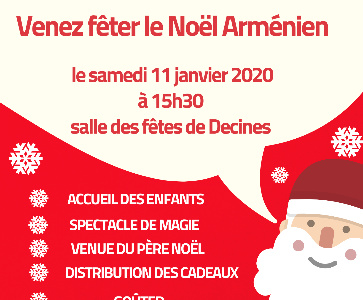 Noël arménien des enfants organisé par la MCA de Décines