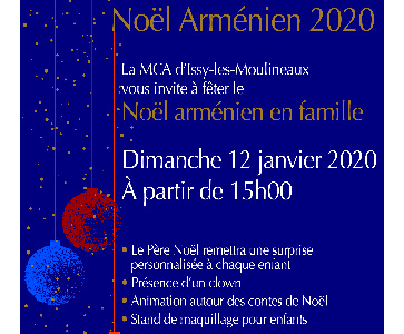 Fête du Noël Arménien par la MCA d’Issy-Les-Moulineaux