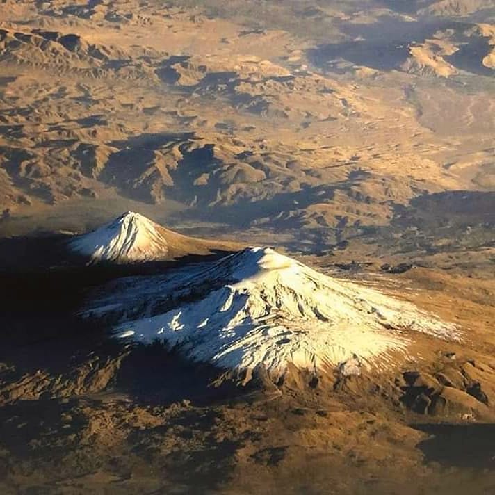 La vue du mont Ararat depuis l’espace