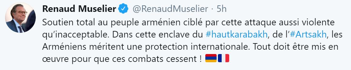 Renaud Muselier prend position