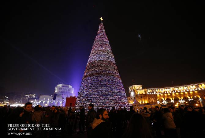 Pas de sapin de Noël cette année à Erevan