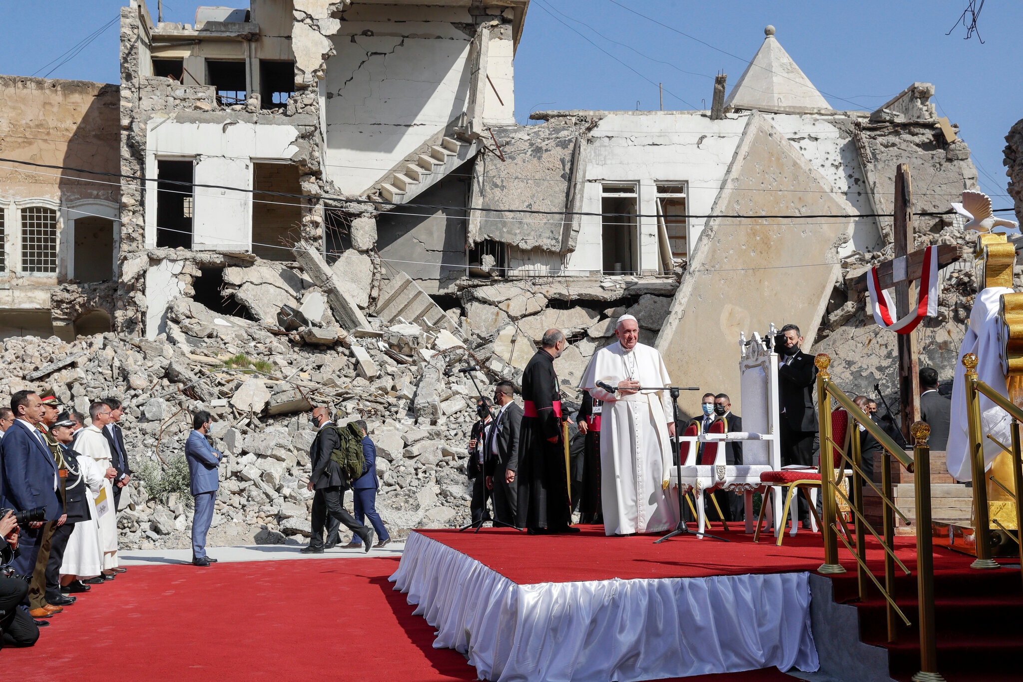 Le Pape François à Mossoul