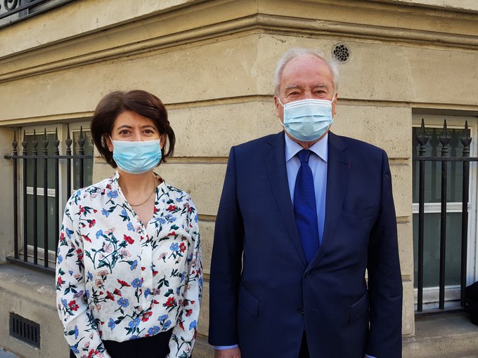 Rencontre entre Hasmik Tolmajian et Christian Cambon, président de la Commission des Affaires étrangères du Sénat