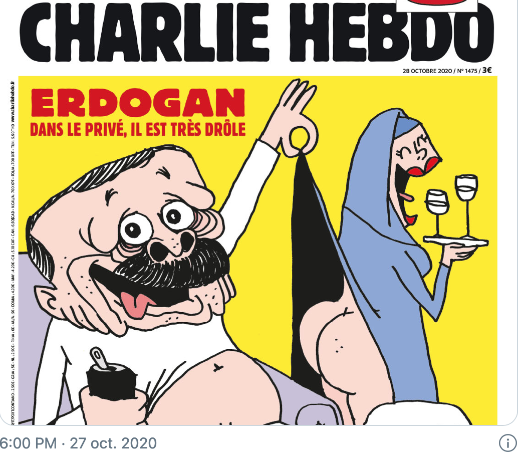 Quatre journalistes de Charlie Hebdo inculpés pour « insulte » à  Erdogan