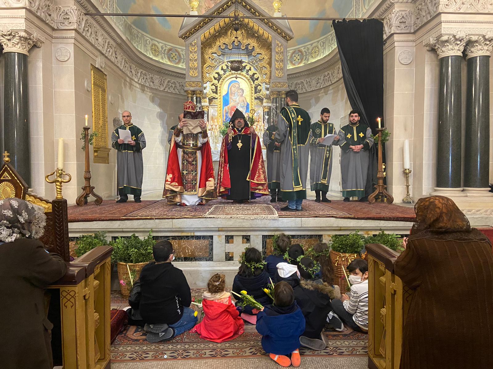 Célébration de la fête des Rameaux