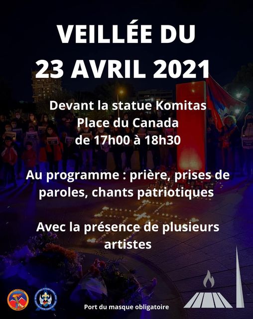 Veillée du 23 avril