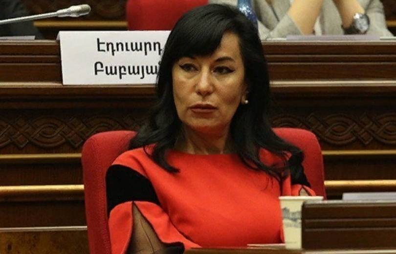 La députée Naïra Zohranyan n’est plus la première femme du parti Arménie Prospère