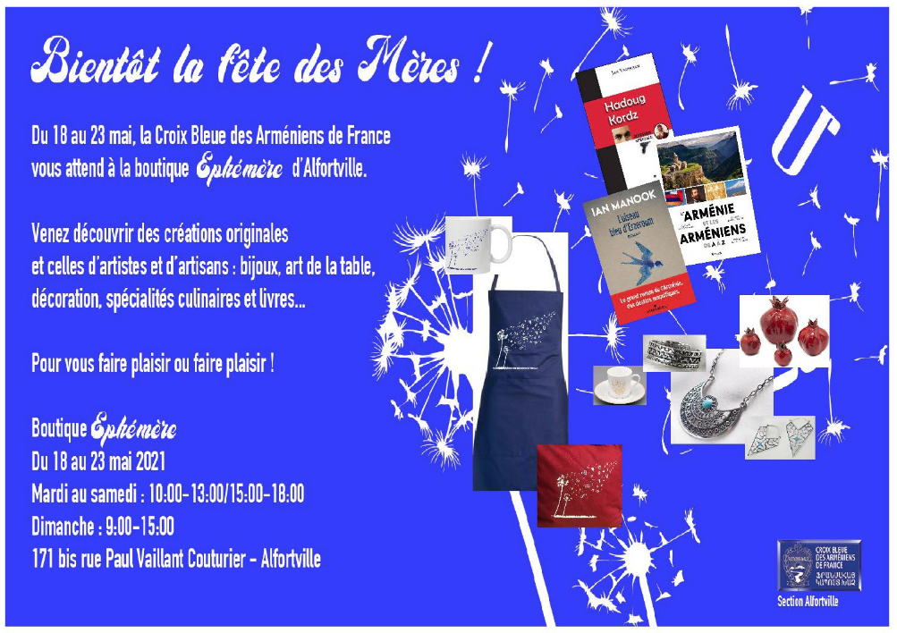 Boutique éphémère de la Croix Bleue à Alfortville