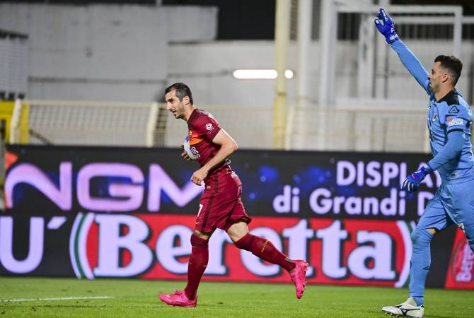 13e but de l’Arménien Henrikh Mkhitaryan en championnat d’Italie cette saison avec l’AS Rome