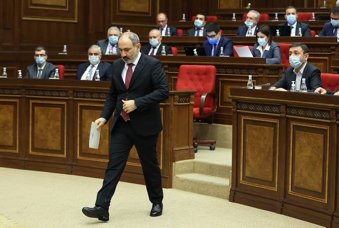 Pachinian annonce qu’il a la majorité à l’Assemblée