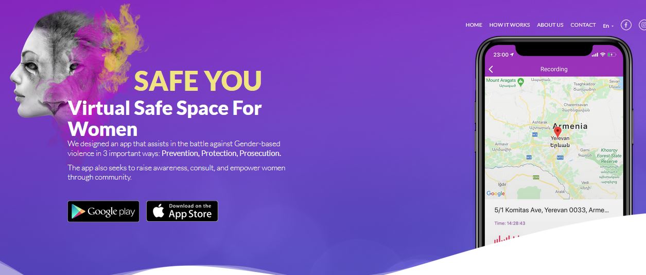 Safe you une application pour les femmes arméniennes en danger