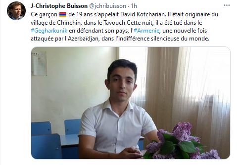 Ce garçon de 19 ans s’appelait David Kotcharian