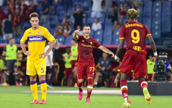 L’AS Rome s’est imposé 3-1 face à Fiorentina, l’Arménien Henrikh Mkhitaryan a ouvert le score