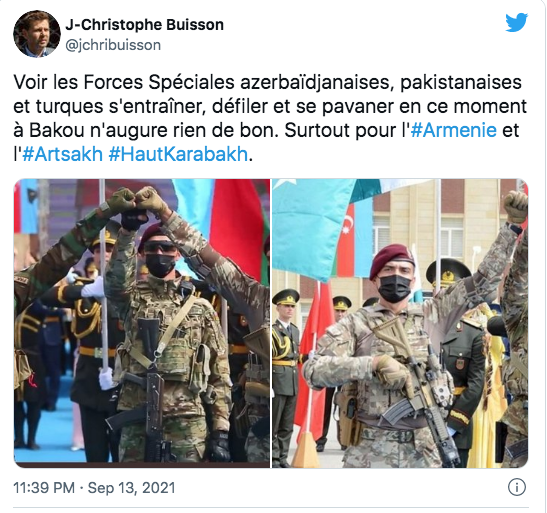 JC Buisson : forces spéciales azeries turques et pakistanaises