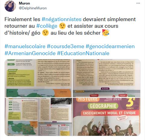 Finalement les négationnistes devraient simplement retourner au collège