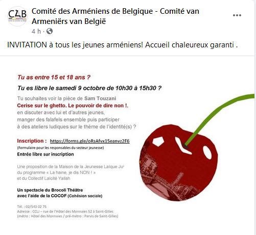 INVITATION à tous les jeunes arméniens!