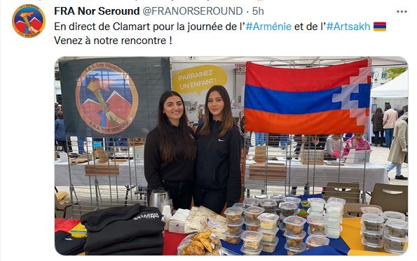 En direct de Clamart pour la journée de l’Arménie et de l’Artsakh Venez à notre rencontre !