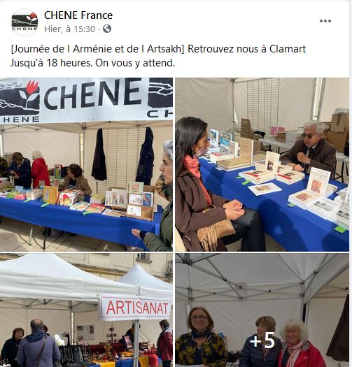 [Journée de l Arménie et de l Artsakh] Retrouvez nous à Clamart Jusqu’à 18 heures. On vous y attend.