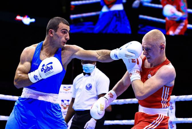 L’Arménien Gourgen Madoyan (67 kg) débute par une victoire les championnats du monde de boxe à Belgrade (Serbie)