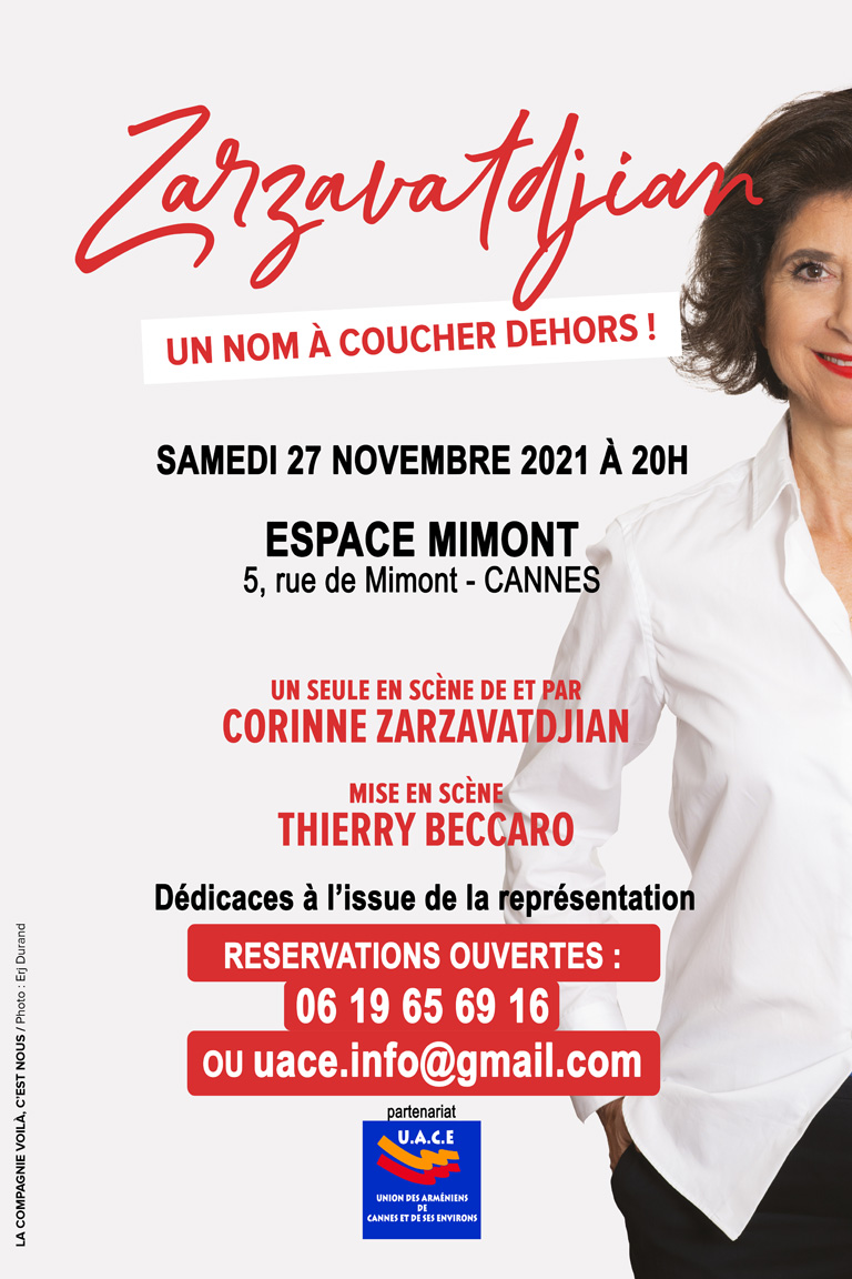 Corinne Zarzavatdjian sur scène