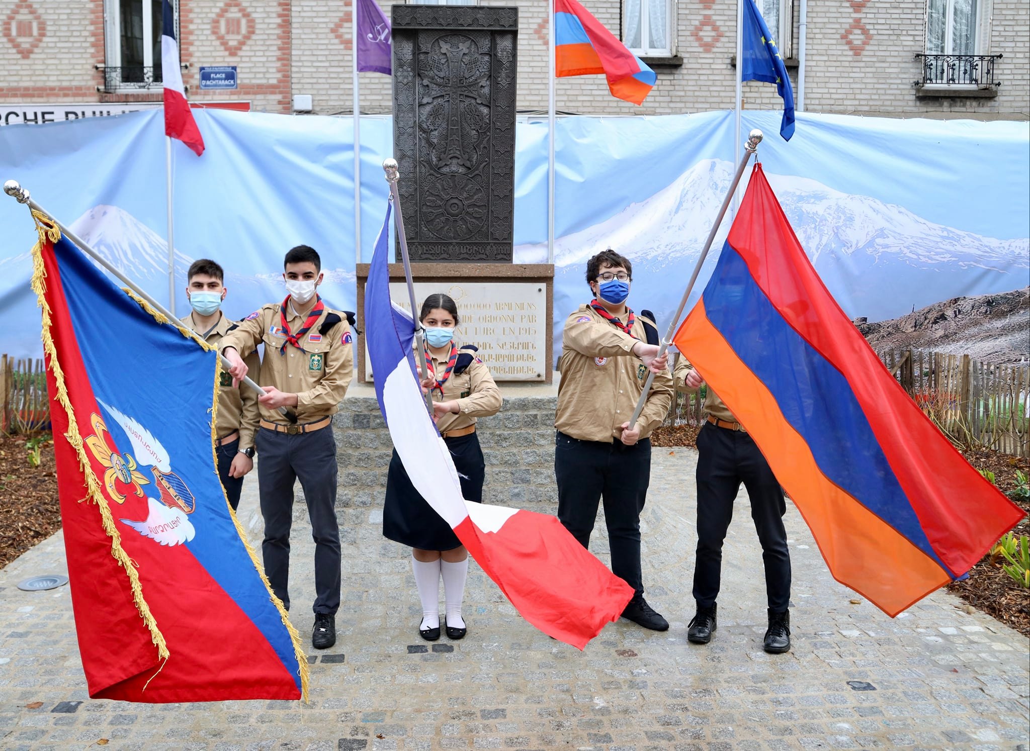 Inauguration d’un Khatchkar à son nouvel emplacement