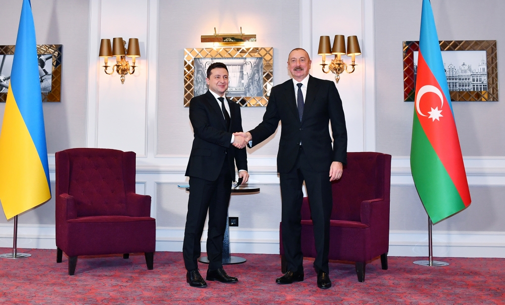 Rencontre entre Aliyev et le président de l’Ukraine Volodymyr Zelensky