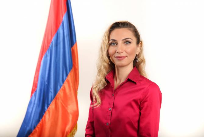 Sisian  Boghosian une Arménienne du Canada établie en Arménie est la nouvelle responsable du Comité du tourisme d’Arménie