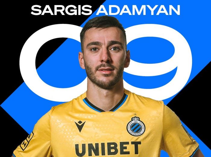 Club Bruges s’est imposé 5 à 0 face à Seraing, Sargis Adamyan était titulaire