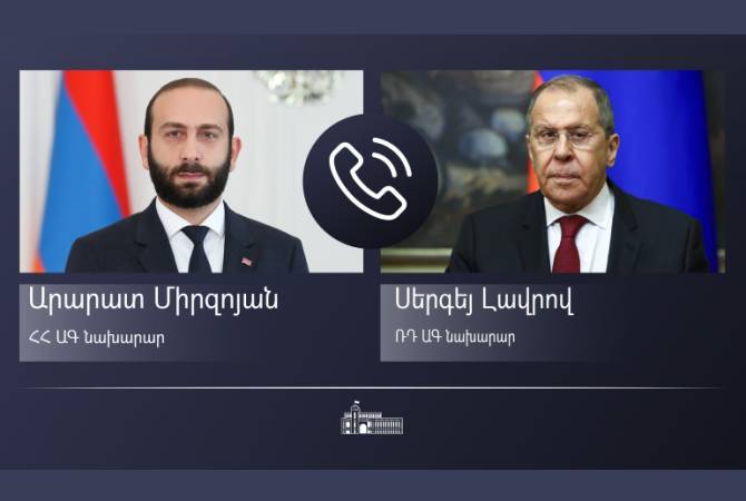 Ararat Mirzoyan et Sergueï Lavrov ont discuté sur la formation de la commission de démarcation de la frontière entre l’Arménie et l’Azerbaïdjan