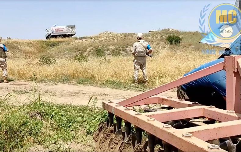 Les forces russes de paix ont assuré la sécurité des travaux agricoles en Artsakh