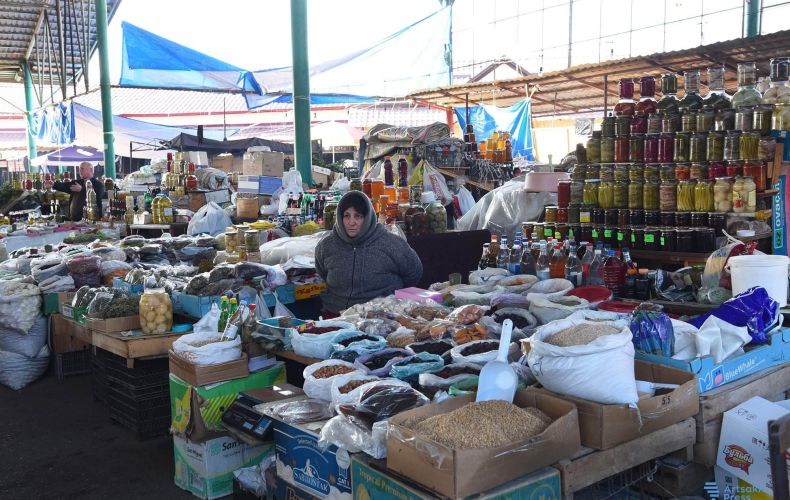 Marché central de Stepanakert aujourd’hui au 39e jour du blocus