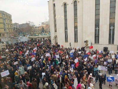 Un grand rassemblement de soutien à l’Artsakh s’est tenu à Téhéran aujourd’hui