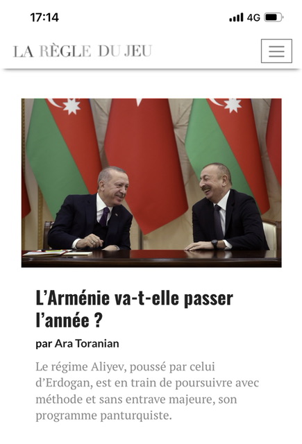 L’Arménie va-t-elle passer l’année ? par Ara Toranian