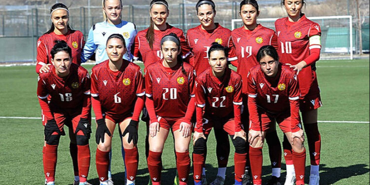 Match amical Arménie-Lituanie féminine de football (1-3)