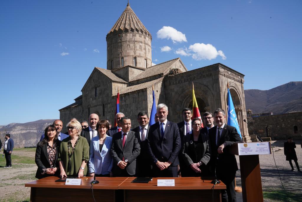 L’ambassade de France se réjouit du soutien de la région Auvergne-Rhône-Alpes au Siounik