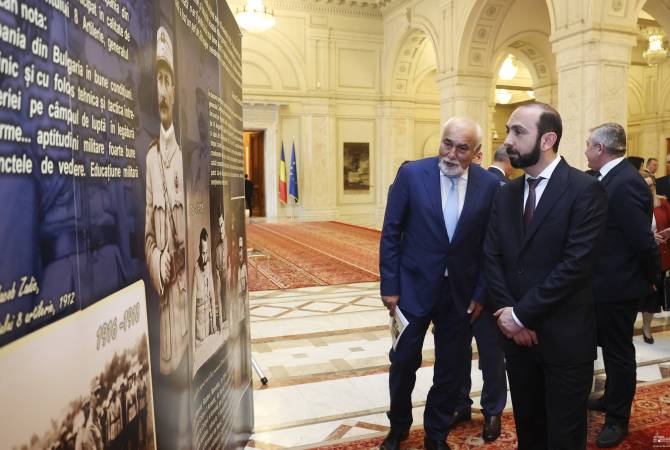 Inauguration de l’exposition dédiée au général Hakob Zadik à la Chambre des députés de Roumanie