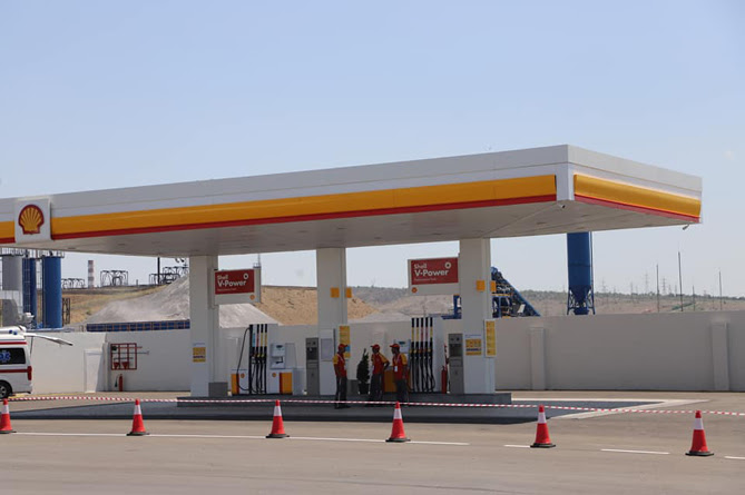 Ouverture de la première station-service Shell à Erevan