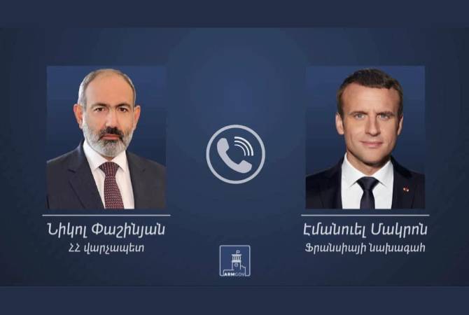 Entretien téléphonique entre Nikol Pachinian et Emmanuel Macron