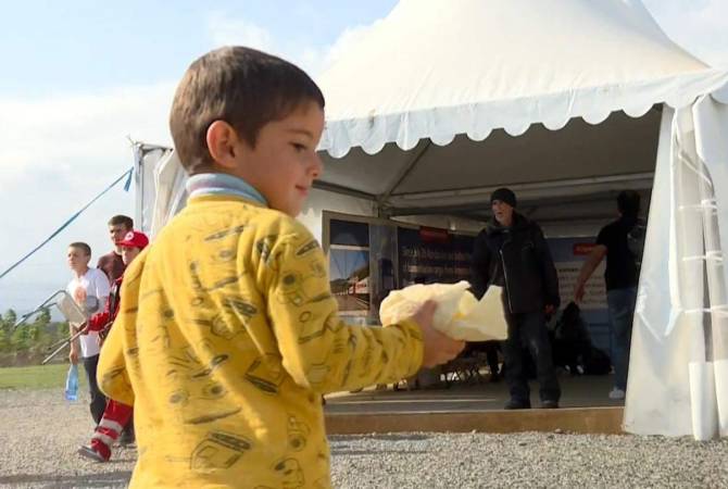 1 050 personnes sont entrées en Arménie le 24 septembre depuis le Haut-Karabakh